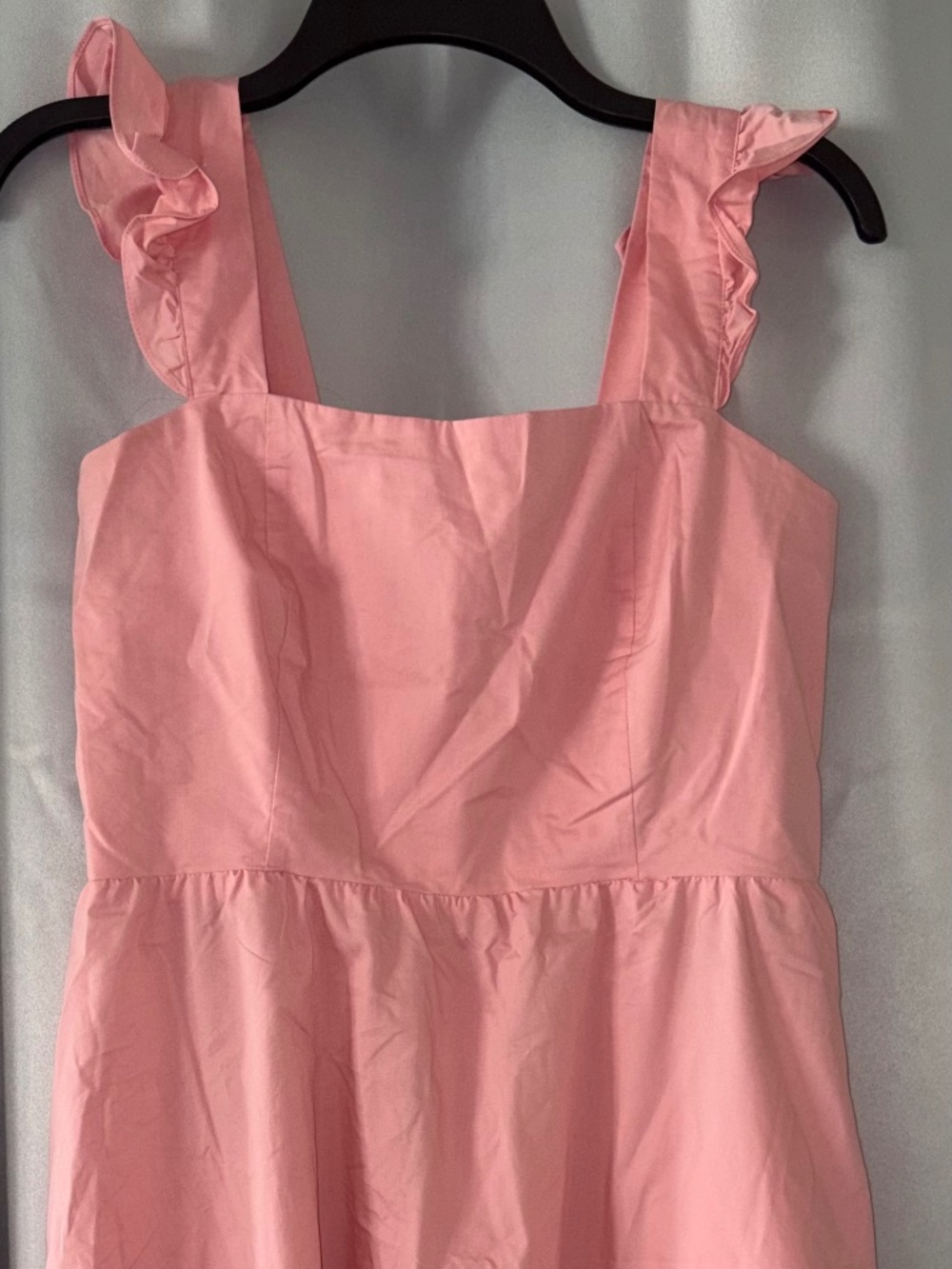 Pink sleeveless tank sundress